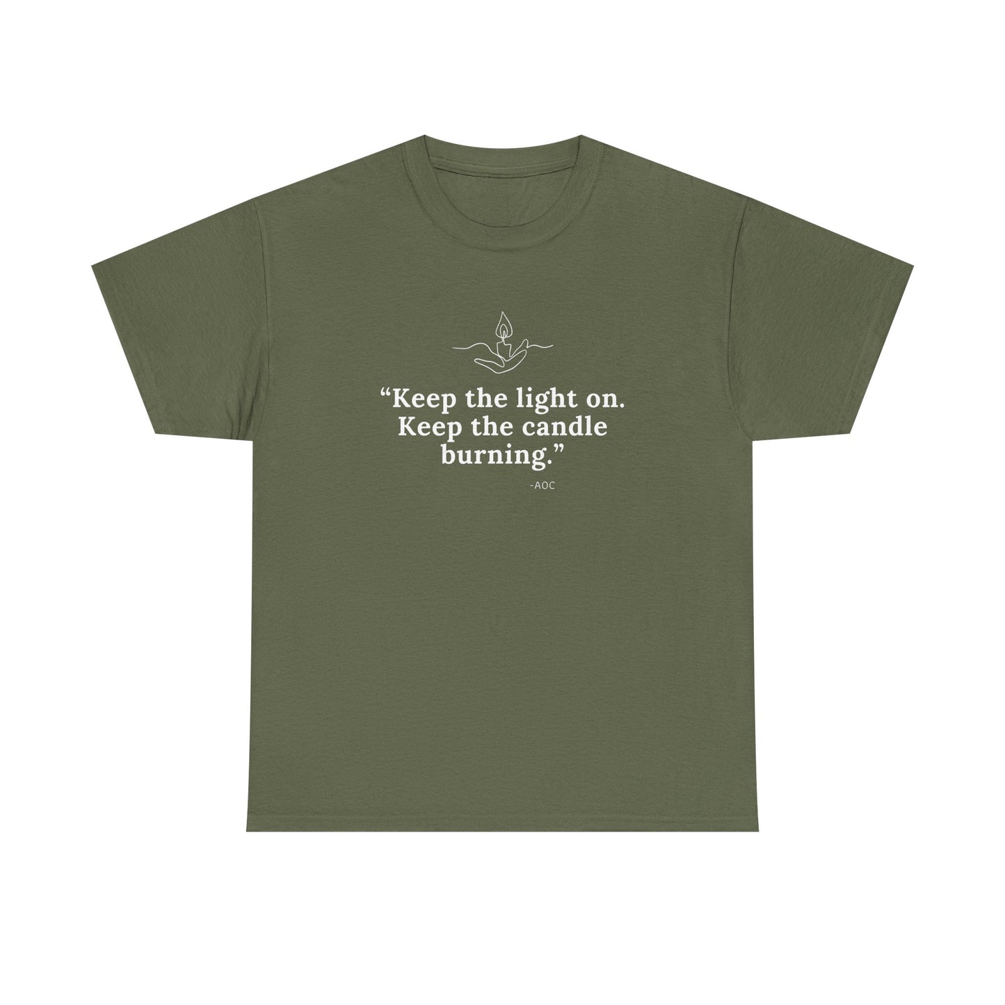 Keep the Light On Cotton Tee