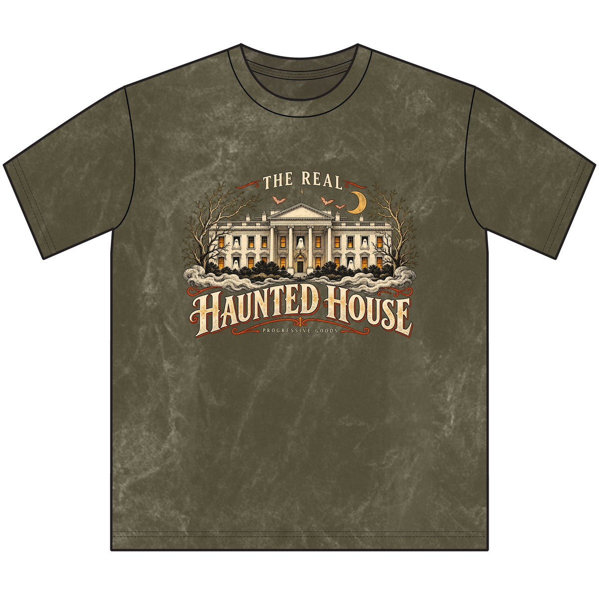 The Real Haunted House Vintage Crewneck
