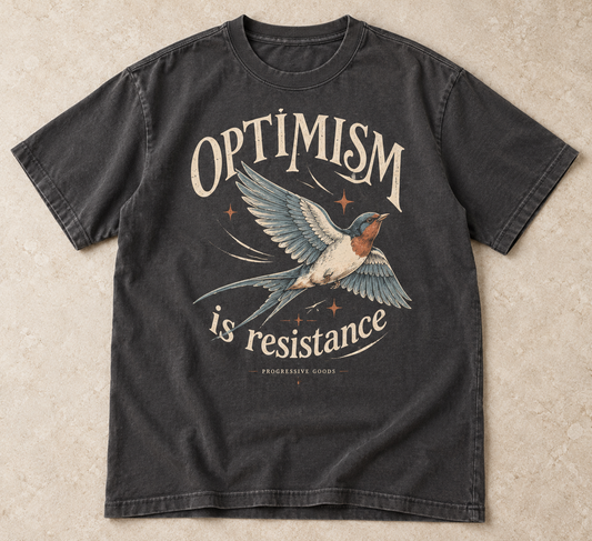 Optimism is Resistance Vintage Crewneck