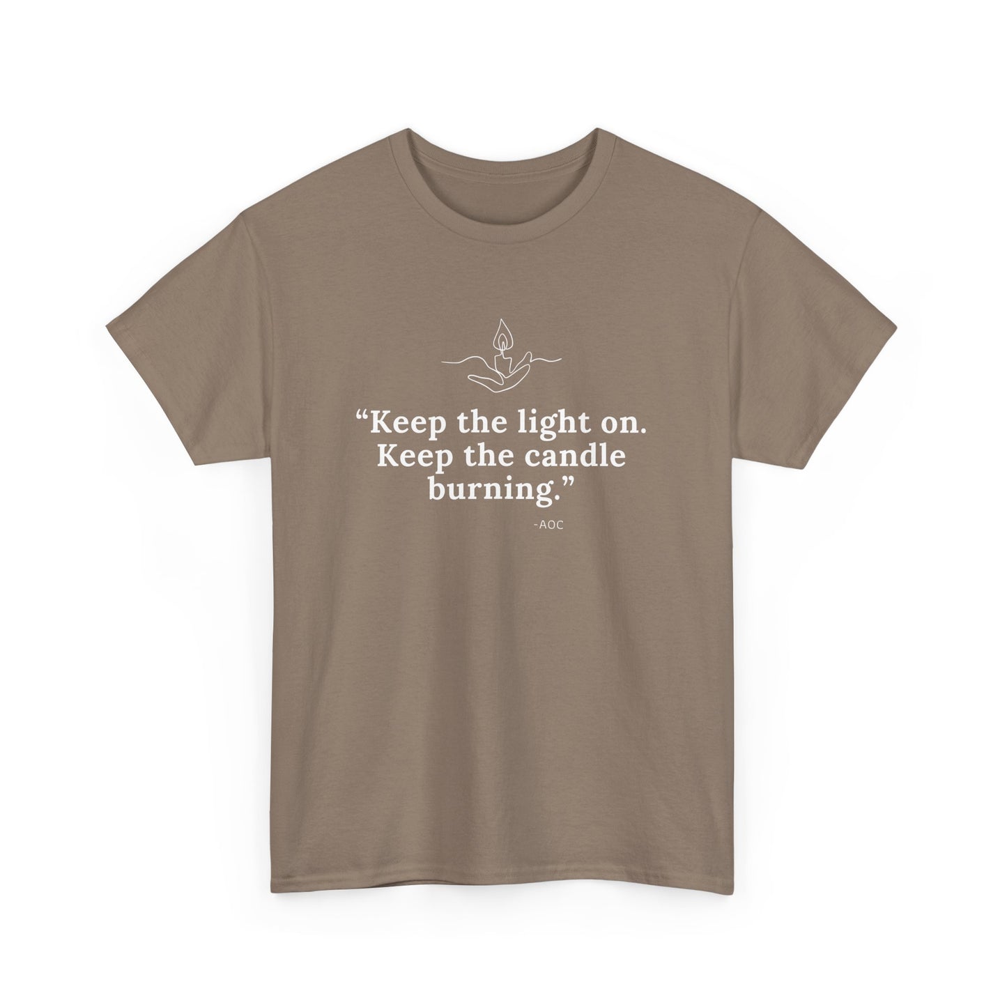 Keep the Light On Cotton Tee