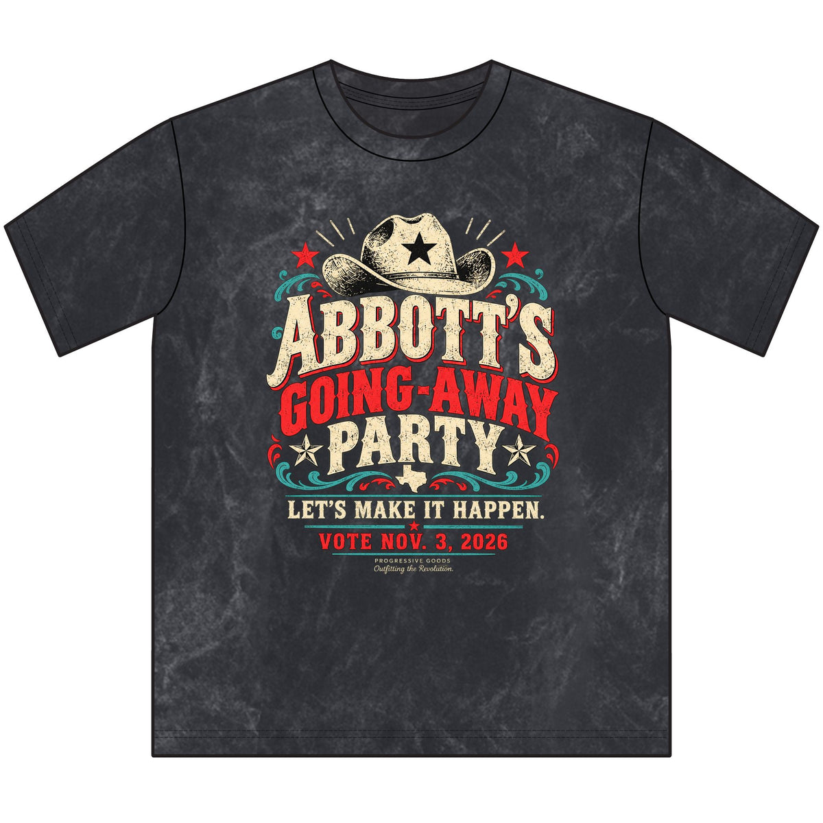 Going-Away Party T-Shirt — "Abbott's Going-Away Party" Vintage Crewneck