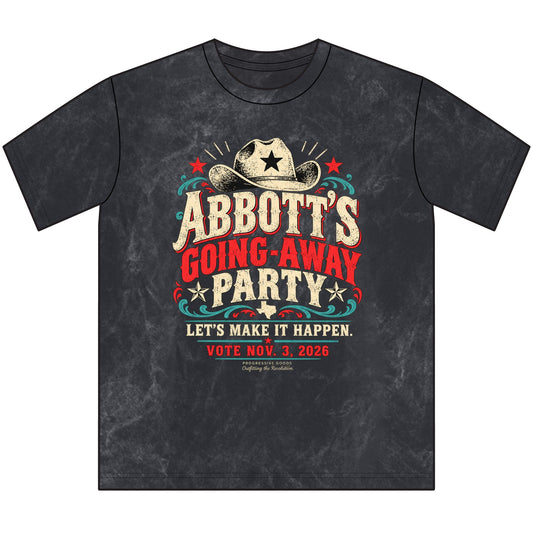 Going-Away Party T-Shirt — "Abbott's Going-Away Party" Vintage Crewneck