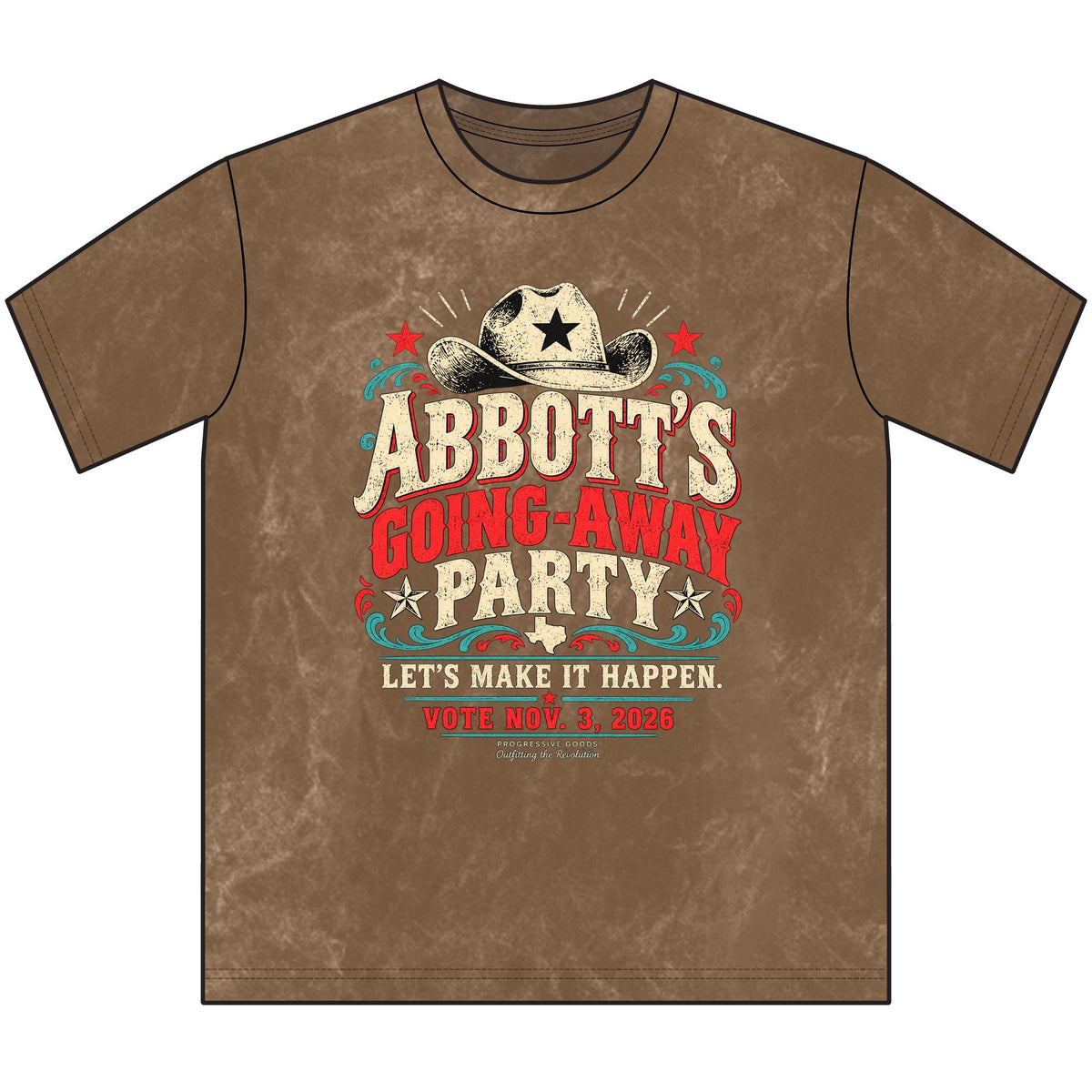 Going-Away Party T-Shirt — "Abbott's Going-Away Party" Vintage Crewneck