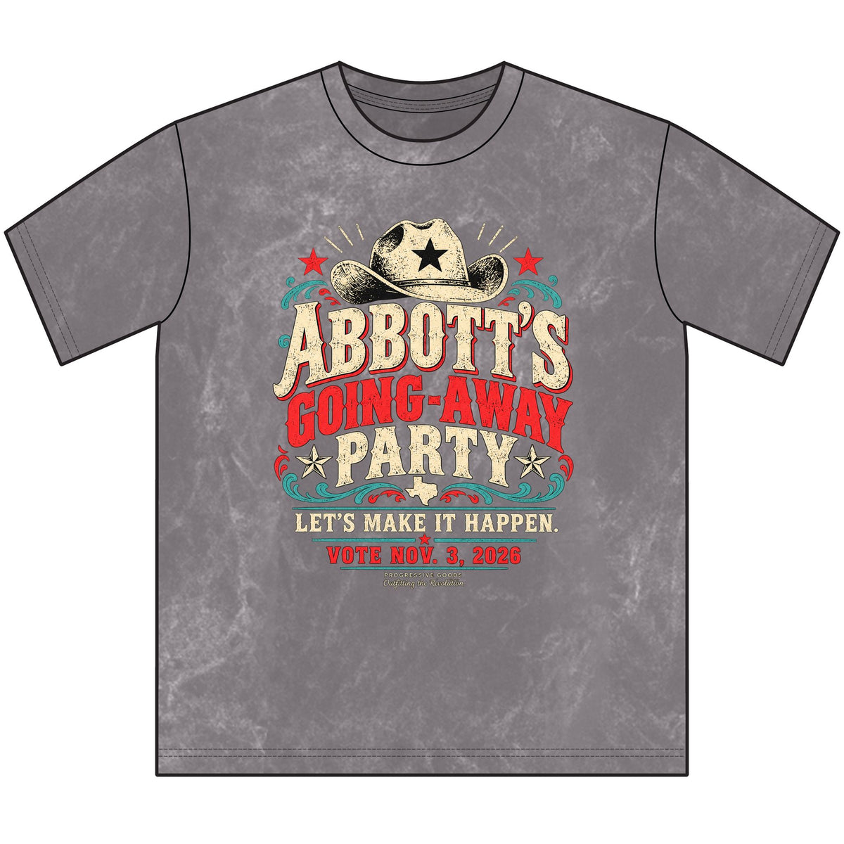 Going-Away Party T-Shirt — "Abbott's Going-Away Party" Vintage Crewneck