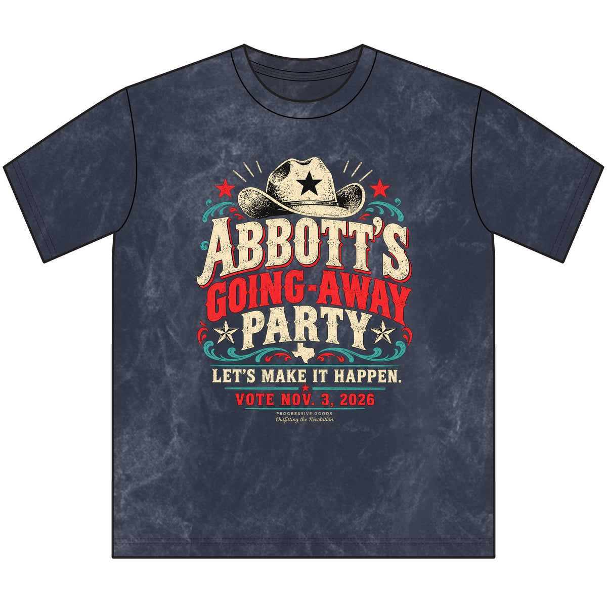 Going-Away Party T-Shirt — "Abbott's Going-Away Party" Vintage Crewneck