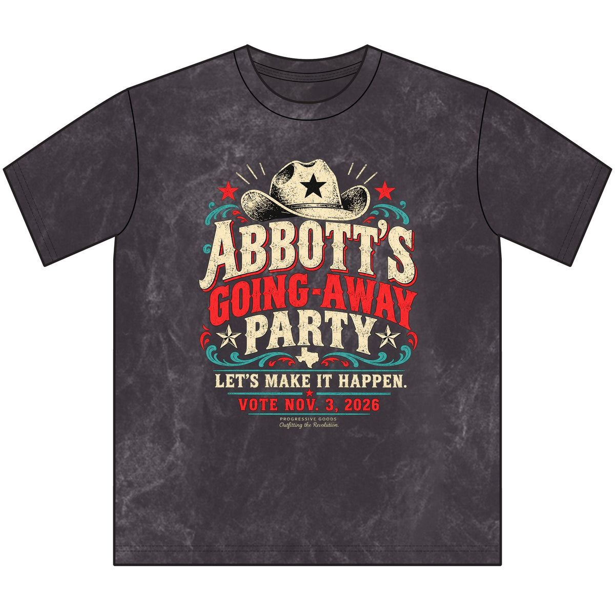 Going-Away Party T-Shirt — "Abbott's Going-Away Party" Vintage Crewneck